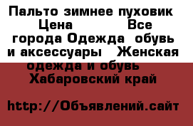 Пальто зимнее пуховик › Цена ­ 2 500 - Все города Одежда, обувь и аксессуары » Женская одежда и обувь   . Хабаровский край